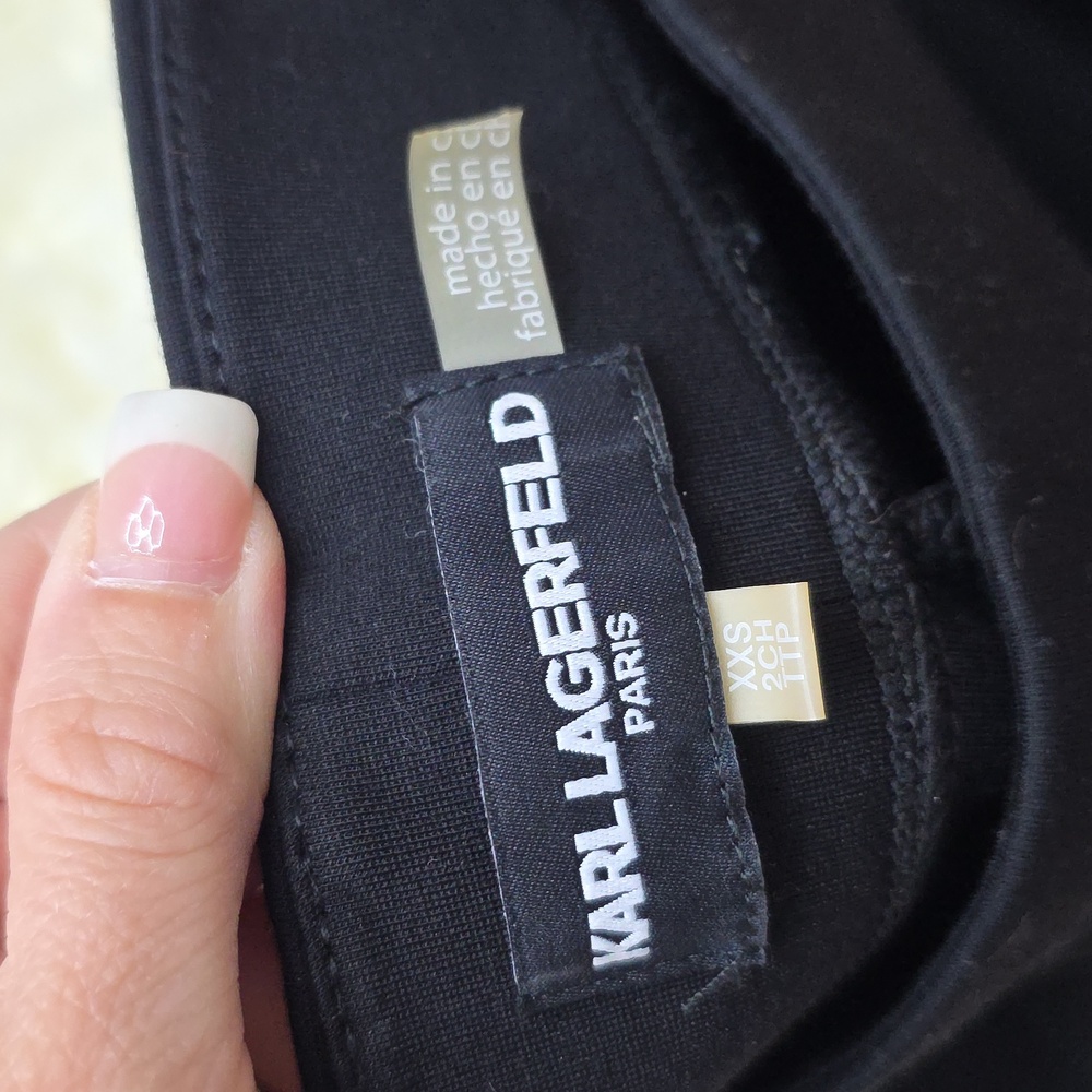 Karl Lagerfeld Black Garment - Picture 7 of 8